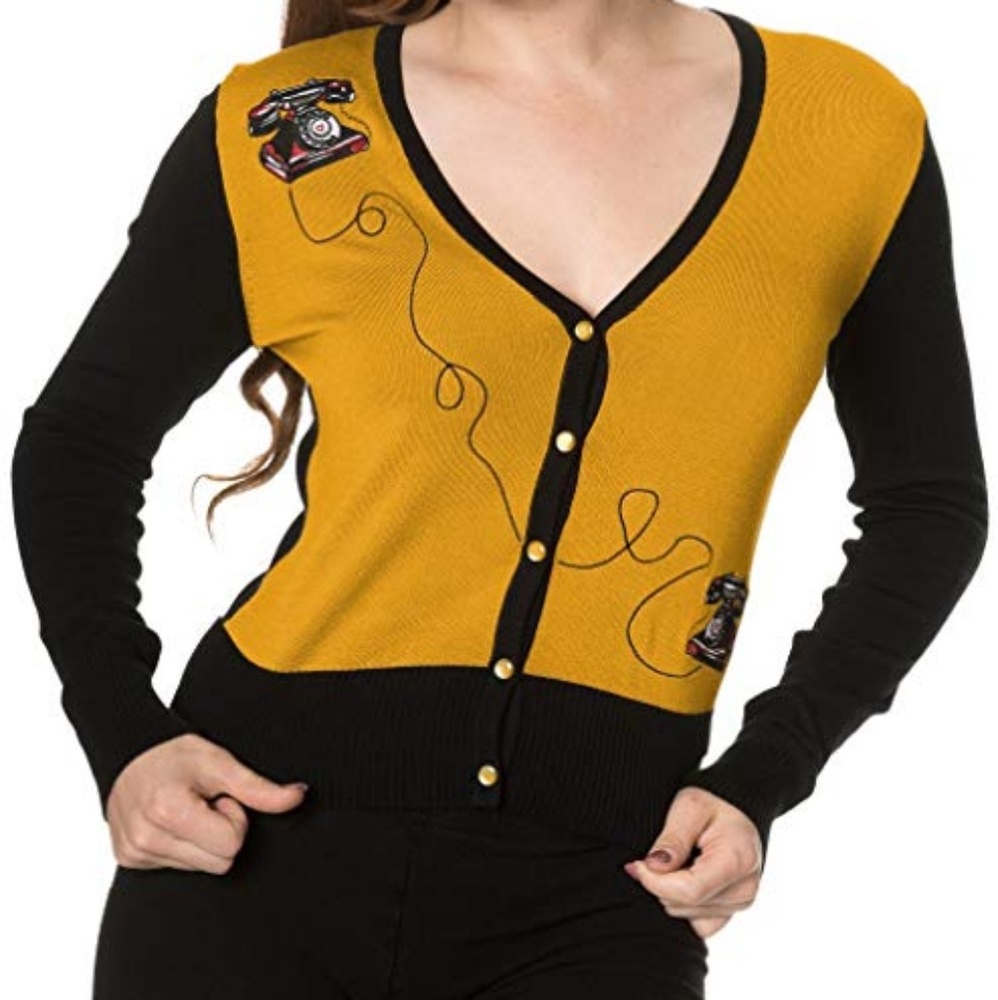 Banned telephone cardigan XL